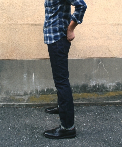 Made in JAPAN denim (slim straight)（メイドインジャパンデニム（スリムストレート））の「Slim STR XX type（デニムパンツ・メンズ・ネイビー・27inch/28inch/29inch/30inch/31inch/32inch/33inch/34inch）」の13枚目の写真
