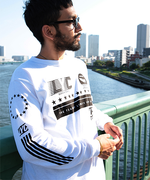 LIBERTY CITY（リバティシティ）の「【LIBERTY CITY/リバティーシティ】 [TEAM LIBERTY CITY] ロングスリーブ Tシャツ（Tシャツ/カットソー・メンズ・ホワイト/ブラック/グレー・LARGE/MEDIUM/SMALL）」の21枚目の写真