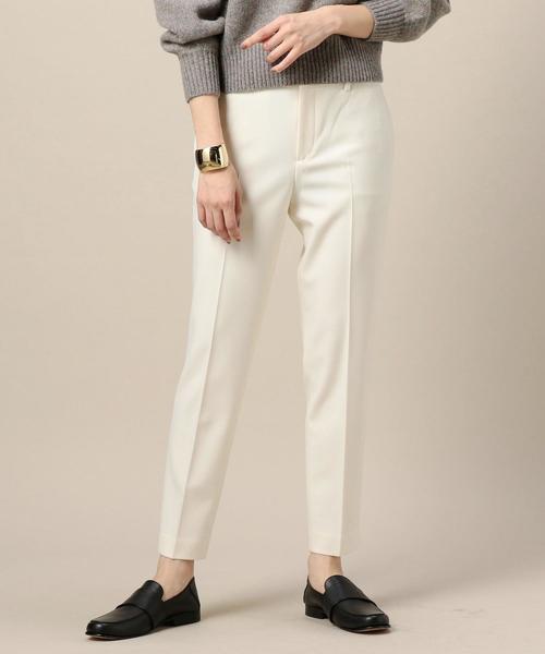 BEAUTY&YOUTH UNITED ARROWS（ビューティーアンドユースユナイテッドアローズ）の「BY TR9分丈トラウザー ◆（スラックス・レディース・ブラック/オフホワイト/その他1・LARGE/MEDIUM/SMALL）」の2枚目の写真