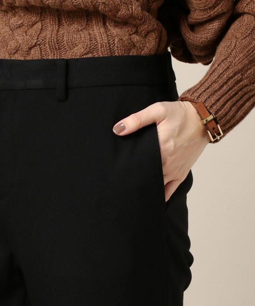 BEAUTY&YOUTH UNITED ARROWS（ビューティーアンドユースユナイテッドアローズ）の「BY TR9分丈トラウザー ◆（スラックス・レディース・ブラック/オフホワイト/その他1・LARGE/MEDIUM/SMALL）」の14枚目の写真