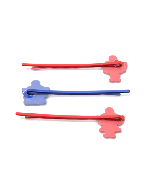 HYSTERIC MINI（ヒステリックミニ）の「Graffiti Pop Mini ヘアピン3個SET（その他ヘアアクセサリー・キッズ・その他1/その他2・FREE）」の4枚目の写真