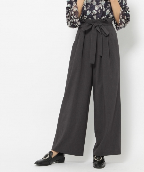 laboratory work（ラボラトリーワーク）の「ウエストタックベルト付きパンツ（その他パンツ・レディース・ネイビー/チャコールグレー/キャメル・MEDIUM/SMALL）」の2枚目の写真