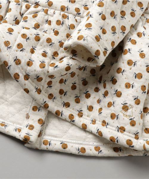 PETIT BATEAU（プチバトー）の「チュビックキルティングプリントワンピース（ワンピース・キッズ・霜降りグレー・18MONTH/24MONTH）」の4枚目の写真