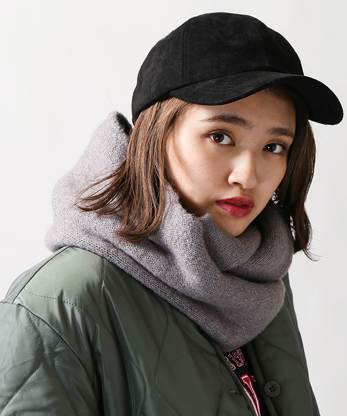 WEGO(ウィゴー)の「WEGO/ストレッチスヌード(ネックウォーマー/スヌード・メンズ・ホワイト/ブラック/ベージュ/グレー/ワイン・FREE)」の4枚目の写真