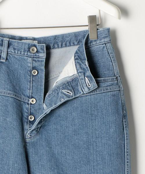 EN ROUTE（アンルート）の「＜EN ROUTE＞ ペグトップ デニムパンツ（デニムパンツ・メンズ・ブラック/ライトブルー・1/2/3）」の6枚目の写真