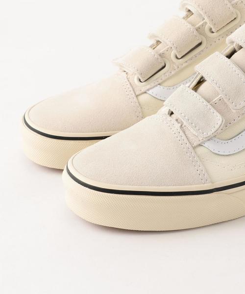 VANS（バンズ）の「＜VANS（バンズ）＞OLD SKOOL ベルクロスニーカー ◆（スニーカー・レディース・ナチュラル/オレンジ・6h/5/4h/6/5h）」の4枚目の写真