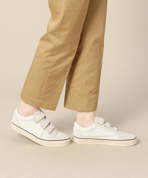 VANS（バンズ）の「＜VANS（バンズ）＞OLD SKOOL ベルクロスニーカー ◆（スニーカー・レディース・ナチュラル/オレンジ・6h/5/4h/6/5h）」の10枚目の写真