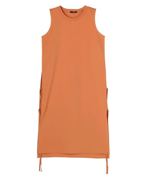 MURUA（ムルーア）の「サイドスリットタンクトップ（タンクトップ・レディース・ホワイト/ブラック/オレンジ・FREE）」の3枚目の写真