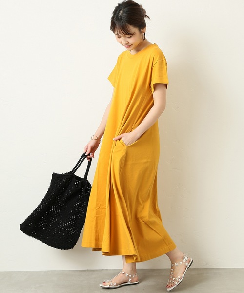 JOURNAL STANDARD(ジャーナルスタンダード)の「ドヅメフレアマキシワンピース◆(ワンピース・レディース・ブラック/ブルー/イエロー・FREE)」の19枚目の写真