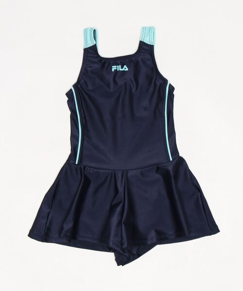 FILA(フィラ)の「【FILA】FILA キッズ ブランドスクール水着 パンツ一体型(水着・キッズ・ホワイト/サックスブルー/ブラック×パープル/ネイビー/ブラック/ネイビー×ホワイト/ブラック系その他・130/140/150/160/170/120)」の5枚目の写真