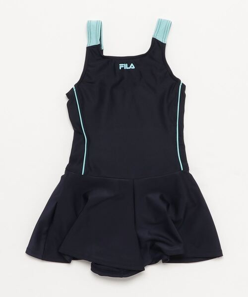 FILA(フィラ)の「【FILA】FILA キッズ ブランドスクール水着 パンツ一体型(水着・キッズ・ホワイト/サックスブルー/ブラック×パープル/ネイビー/ブラック/ネイビー×ホワイト/ブラック系その他・130/140/150/160/170/120)」の6枚目の写真