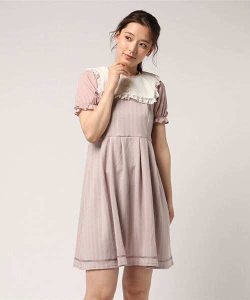 axesfemmeポエティックヴァンダンジュ２WAYワンピース ストロベリーガーデンワンピース | POETIQUE | axes femme