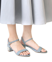 RANDA | ヒールビジューサンダル(サンダル)