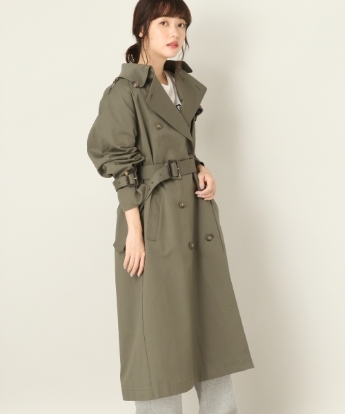 LOWRYS FARM(ローリーズファーム)の「キノウツキ2WAYトレンチ 807902(トレンチコート・レディース・ベージュ/カーキ・MEDIUM/LARGE)」の6枚目の写真