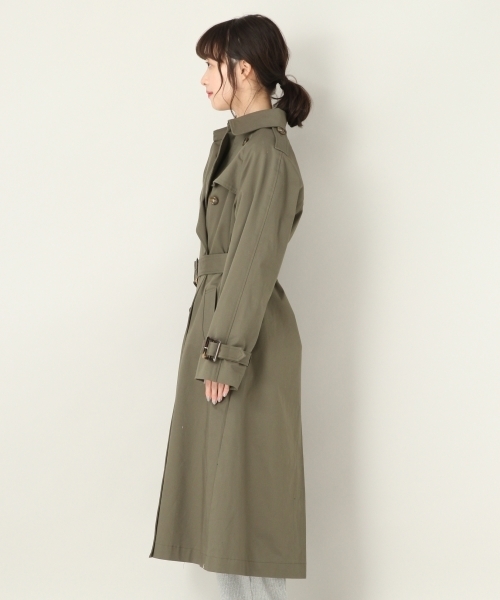 LOWRYS FARM(ローリーズファーム)の「キノウツキ2WAYトレンチ 807902(トレンチコート・レディース・ベージュ/カーキ・MEDIUM/LARGE)」の8枚目の写真
