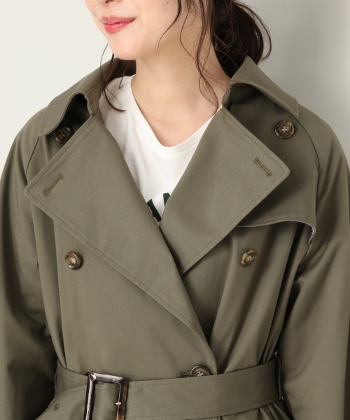 LOWRYS FARM(ローリーズファーム)の「キノウツキ2WAYトレンチ 807902(トレンチコート・レディース・ベージュ/カーキ・MEDIUM/LARGE)」の10枚目の写真