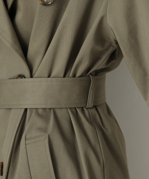 LOWRYS FARM(ローリーズファーム)の「キノウツキ2WAYトレンチ 807902(トレンチコート・レディース・ベージュ/カーキ・MEDIUM/LARGE)」の13枚目の写真