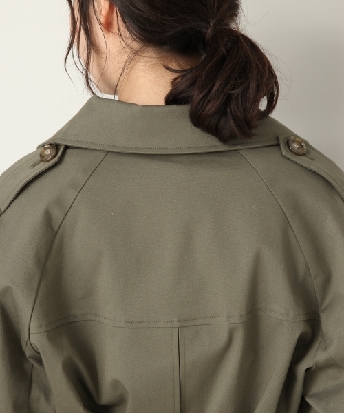 LOWRYS FARM(ローリーズファーム)の「キノウツキ2WAYトレンチ 807902(トレンチコート・レディース・ベージュ/カーキ・MEDIUM/LARGE)」の16枚目の写真