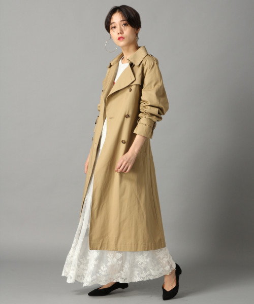 LOWRYS FARM(ローリーズファーム)の「キノウツキ2WAYトレンチ 807902(トレンチコート・レディース・ベージュ/カーキ・MEDIUM/LARGE)」の20枚目の写真