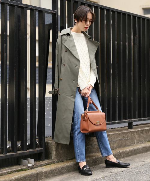 LOWRYS FARM(ローリーズファーム)の「キノウツキ2WAYトレンチ 807902(トレンチコート・レディース・ベージュ/カーキ・MEDIUM/LARGE)」の18枚目の写真