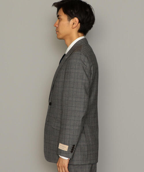 GREEN LABEL RELAXING スーツ 110 ダークグリーンチェック green label relaxing（グリーンレーベルリラクシング）の「T/W