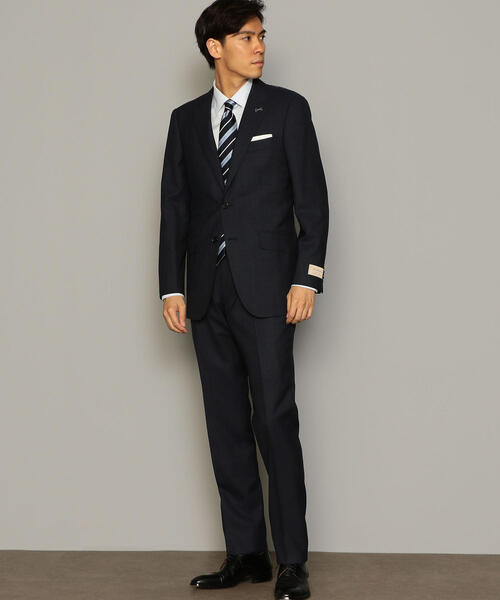 美品！GREEN LABEL RELAXING スーツジャケット ネイビー卒業式 green label relaxing 【スーツ2点SET】グリーンレーベル