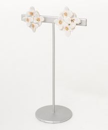 【IRODORI】花のpierce（アリッサム ） アイスカラー
