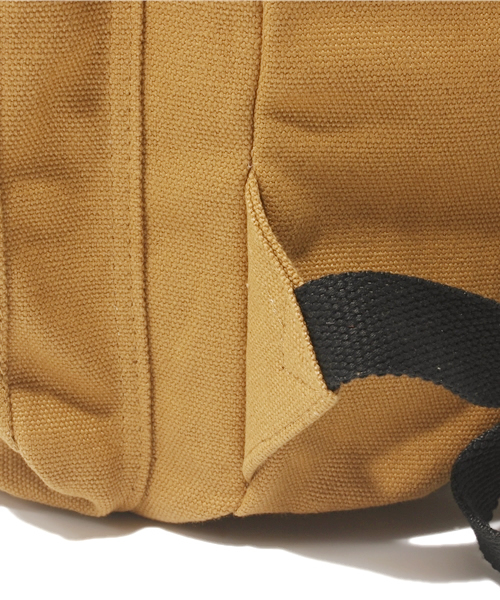 WEGO(ウィゴー)の「WEGO/キャンバスフラップリュック(バックパック/リュック・メンズ・ブラック/キャメル・FREE)」の7枚目の写真