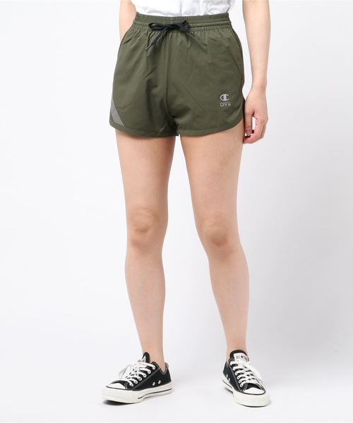 Champion(チャンピオン)の「【Champion/チャンピオン】レディース CPFU ショートパンツ(その他パンツ・レディース・オリーブ/レッド系その他6/ダークブルー/ライトグレー・MEDIUM/LARGE)」の3枚目の写真