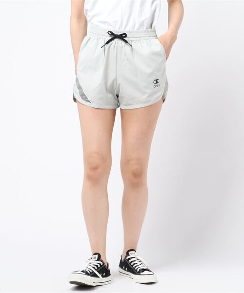 Champion(チャンピオン)の「【Champion/チャンピオン】レディース CPFU ショートパンツ(その他パンツ・レディース・オリーブ/レッド系その他6/ダークブルー/ライトグレー・MEDIUM/LARGE)」の2枚目の写真