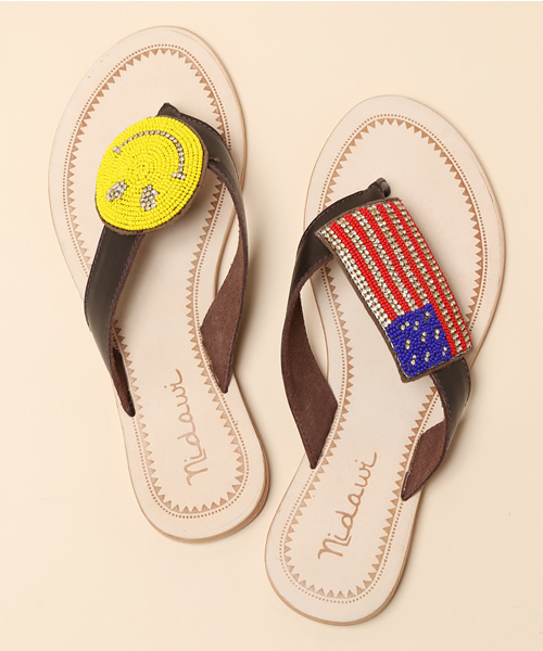 Ray BEAMS（レイビームス）の「nidawi×BEAMS / 別注 スマイルビーズ サンダル（サンダル・レディース・その他1・38/36/37/35/39）」の9枚目の写真