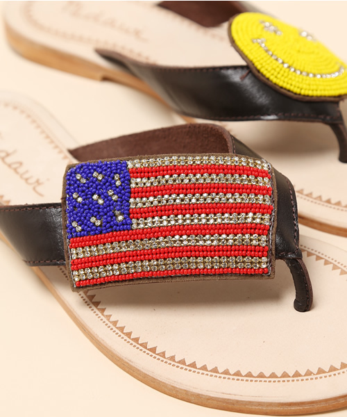 Ray BEAMS（レイビームス）の「nidawi×BEAMS / 別注 スマイルビーズ サンダル（サンダル・レディース・その他1・38/36/37/35/39）」の6枚目の写真