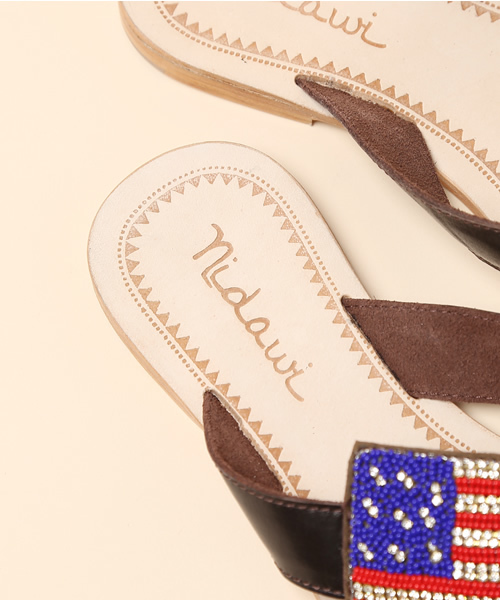 Ray BEAMS（レイビームス）の「nidawi×BEAMS / 別注 スマイルビーズ サンダル（サンダル・レディース・その他1・38/36/37/35/39）」の7枚目の写真