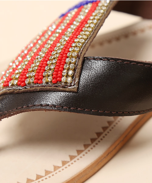 Ray BEAMS（レイビームス）の「nidawi×BEAMS / 別注 スマイルビーズ サンダル（サンダル・レディース・その他1・38/36/37/35/39）」の8枚目の写真