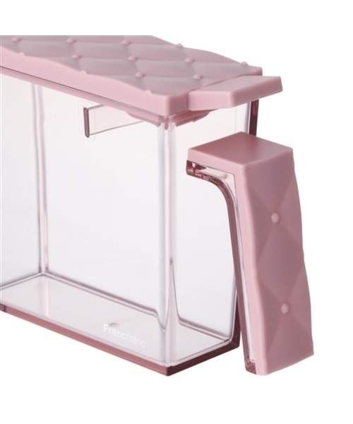 Francfranc（フランフラン）の「クッキングコンテナ クロス S ピンク（キッチン収納・レディース・マルチ・FREE）」の3枚目の写真