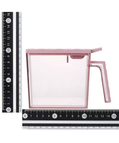 Francfranc（フランフラン）の「クッキングコンテナ クロス S ピンク（キッチン収納・レディース・マルチ・FREE）」の2枚目の写真