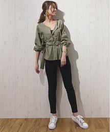 KOBE LETTUCE(�R�E�x���^�X)�̃��l�����E�G�X�g�x���g2way�u���E�X�y�Z�b�g�A�b�vOK�z(�V���c/�u���E�X)