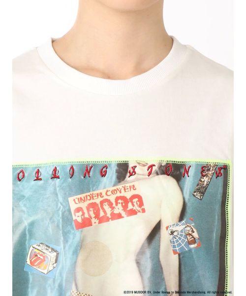 jouetie（ジュエティ）の「THE ROLLING STONES フォトTシャツ（Tシャツ/カットソー・レディース・ブラック/オフホワイト/ピンク・MEDIUM）」の13枚目の写真