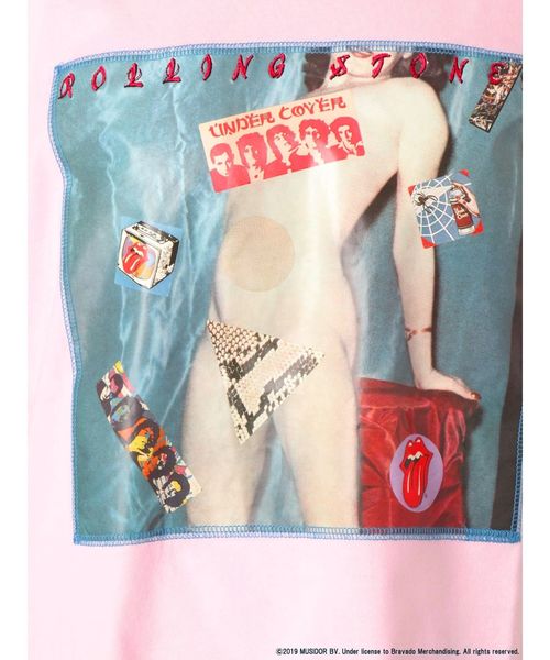 jouetie（ジュエティ）の「THE ROLLING STONES フォトTシャツ（Tシャツ/カットソー・レディース・ブラック/オフホワイト/ピンク・MEDIUM）」の17枚目の写真