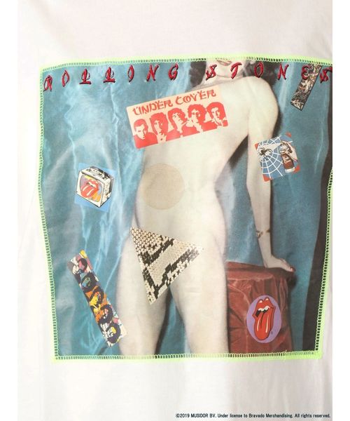 jouetie（ジュエティ）の「THE ROLLING STONES フォトTシャツ（Tシャツ/カットソー・レディース・ブラック/オフホワイト/ピンク・MEDIUM）」の18枚目の写真