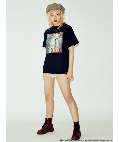 jouetie（ジュエティ）の「THE ROLLING STONES フォトTシャツ（Tシャツ/カットソー・レディース・ブラック/オフホワイト/ピンク・MEDIUM）」の7枚目の写真