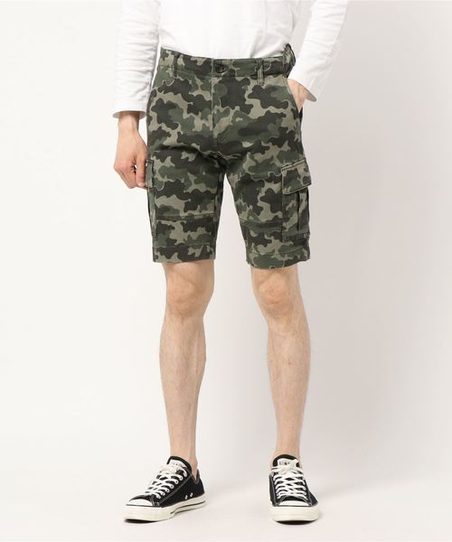CRAFT STANDARD BOUTIQUE(クラフトスタンダードブティック)の「迷彩柄ショート丈カーゴパンツ○(カーゴパンツ・メンズ・カモフラージュ・LL/S/M/L)」の2枚目の写真