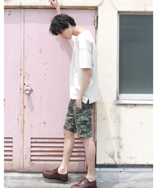 CRAFT STANDARD BOUTIQUE(クラフトスタンダードブティック)の「迷彩柄ショート丈カーゴパンツ○(カーゴパンツ・メンズ・カモフラージュ・LL/S/M/L)」の3枚目の写真
