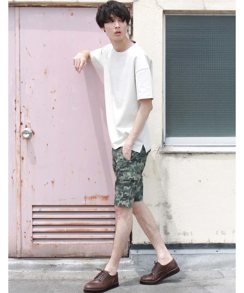 CRAFT STANDARD BOUTIQUE(クラフトスタンダードブティック)の「迷彩柄ショート丈カーゴパンツ○(カーゴパンツ・メンズ・カモフラージュ・LL/S/M/L)」の4枚目の写真