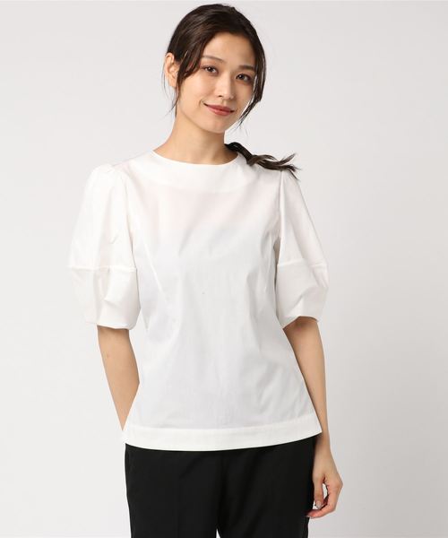 CLANE クラネ　BALLOON PLEAT TOPS ホワイト　レディース CLANE クラネ BALLOON PLEAT TOPS ホワイト レディース - メルカリ