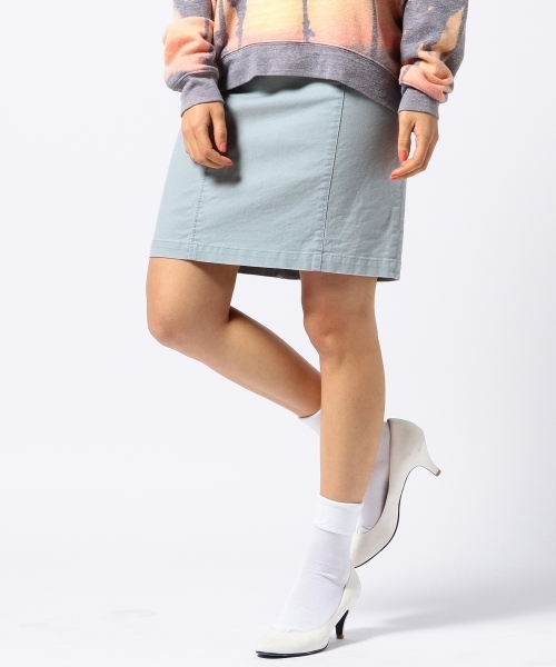 Another Edition（アナザーエディション）の「■AE カラーDNM タイト SK ◆（スカート・レディース・オフホワイト/ライトブルー/ネイビー・MEDIUM/SMALL）」の15枚目の写真