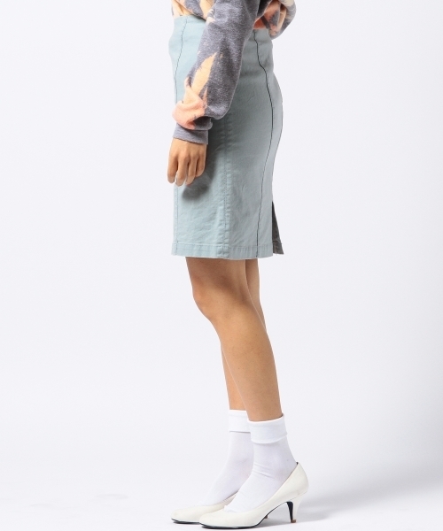 Another Edition（アナザーエディション）の「■AE カラーDNM タイト SK ◆（スカート・レディース・オフホワイト/ライトブルー/ネイビー・MEDIUM/SMALL）」の13枚目の写真