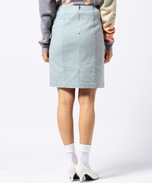 Another Edition（アナザーエディション）の「■AE カラーDNM タイト SK ◆（スカート・レディース・オフホワイト/ライトブルー/ネイビー・MEDIUM/SMALL）」の7枚目の写真