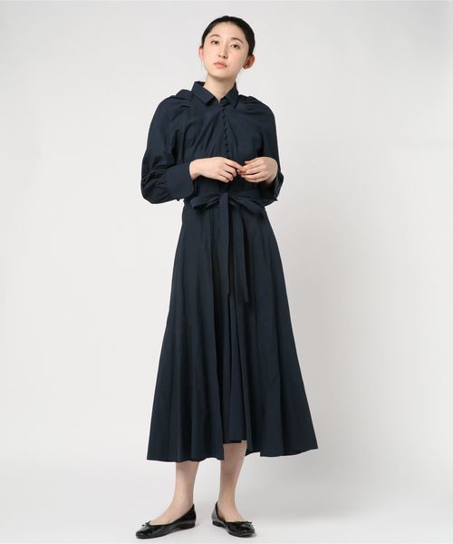 CASA FLINE /２０１９年　サロンシャツワンピースです。 CASA FLINE（カーサフライン）の「ワークシャツドレス（ワンピース