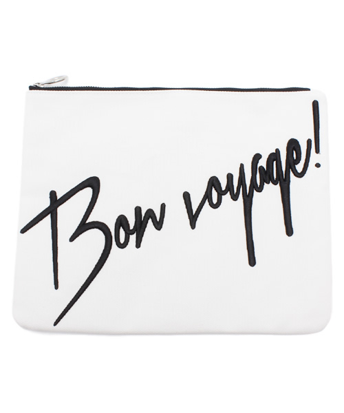 MOUSSY（マウジー）の「BON VOYAGE CLUTCH（クラッチバッグ・レディース・ブラック/ホワイト/ピンク・FREE）」の2枚目の写真